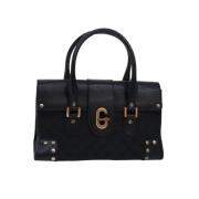 Gucci Vintage Pre-owned Canvas handvskor Black, Dam