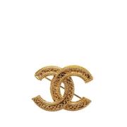 Chanel Vintage Pre-owned Metall chanel-smycken Yellow, Dam