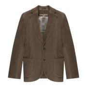 Circolo 1901 Stretch Cord Blazer i Petro Dark Taupe Brown, Herr