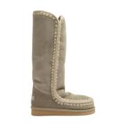 Mou Beige Ankelboots för Kvinnor Beige, Dam