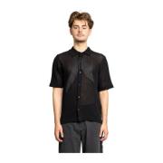 1017 Alyx 9SM Logo Mesh Button-Up Skjorta Black, Herr