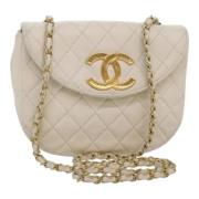 Chanel Vintage Pre-owned Laeder chanel-vskor White, Dam