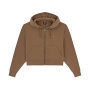 Dickies Stilren Sweatshirt för en Modern Look Brown, Dam