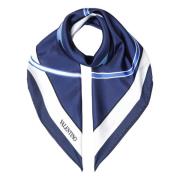 Valentino Garavani Stiligt Sidenscarf för Modemedvetet Look Blue, Dam