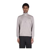 Diesel Bomull Ribbstickade Sweatshirts Gray, Herr