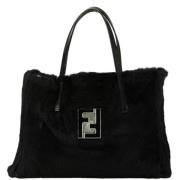 Fendi Vintage Pre-owned Laeder handvskor Black, Dam