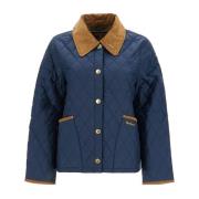 Barbour Begränsad Upplaga Quiltad Jacka Blue, Dam