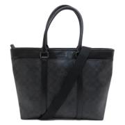 Coach Pre-owned Pre-owned Canvas axelremsvskor Black, Dam