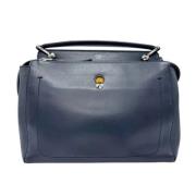 Fendi Vintage Pre-owned Laeder axelremsvskor Blue, Dam