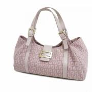 Fendi Vintage Pre-owned Canvas handvskor Purple, Dam