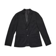 Selected Homme Slim Struktur Blazer i Svart Black, Herr