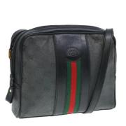 Gucci Vintage Pre-owned Canvas gucci-vskor Black, Dam