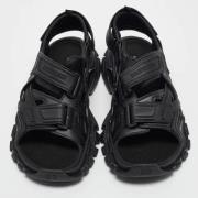 Balenciaga Vintage Pre-owned Gummi sandaler Black, Herr