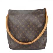 Louis Vuitton Vintage Pre-owned Tyg louis-vuitton-vskor Brown, Dam