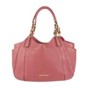 Salvatore Ferragamo Pre-owned Pre-owned Laeder handvskor Pink, Dam