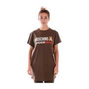 Moschino Casual Sweatshirt Kollektion Brown, Dam