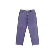 Dime Mtl Avslappnade denimbyxor i stenlila Blue, Herr