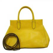 Louis Vuitton Vintage Pre-owned Tyg louis-vuitton-vskor Yellow, Dam