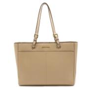 Michael Kors Pre-owned Pre-owned Laeder totevskor Beige, Dam