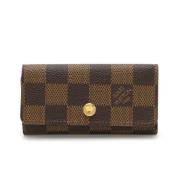 Louis Vuitton Vintage Pre-owned Canvas nyckelhllare Brown, Dam