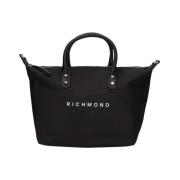 Richmond Svart Shopper Väska med Dragkedjeficka Black, Dam