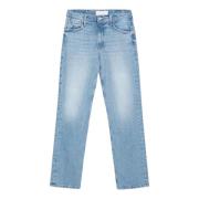 Mother Slim Smarty Pant Jeans Blue, Dam