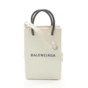 Balenciaga Vintage Pre-owned Laeder balenciaga-vskor White, Dam