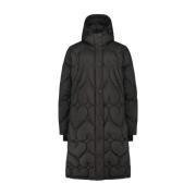 Fabienne Chapot Prisca Long Puffer Black, Dam