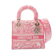 Dior Vintage Pre-owned Canvas dior-vskor Pink, Dam