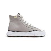 Mihara Yasuhiro Canvas High-Top Sneaker i Grå Gray, Herr