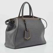 Fendi Vintage Pre-owned Laeder totevskor Gray, Dam