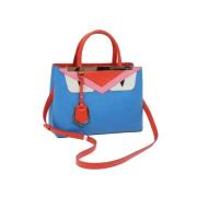 Fendi Vintage Pre-owned Laeder handvskor Blue, Dam