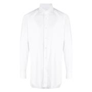 Brioni Bomullsskjorta, Regular Fit, Tillverkad i Italien White, Herr