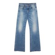 R13 Boyfriend Flare Jeans Blue, Dam