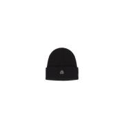 Moose Knuckles Svart Logotyp Fram Ullhatt Black, Herr