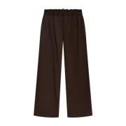 Dries Van Noten Brun Bomull Bred Ben Byxor Brown, Herr