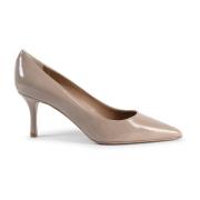 19v69 Italia Elegant Patentläder Pumps Beige Beige, Dam