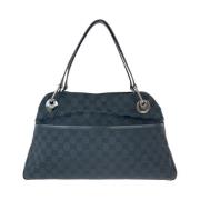 Gucci Vintage Pre-owned Canvas gucci-vskor Black, Dam