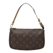 Louis Vuitton Vintage Pre-owned Canvas louis-vuitton-vskor Brown, Dam