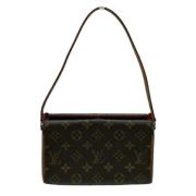 Louis Vuitton Vintage Pre-owned Canvas handvskor Red, Dam