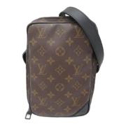 Louis Vuitton Vintage Pre-owned Canvas crossbodyvskor Brown, Dam