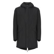 Herno Svart Gore-Tex Parka Huva Jacka Black, Herr