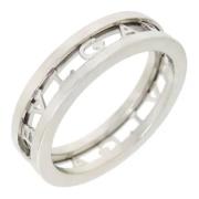 Bvlgari Vintage Pre-owned Metall ringar White, Dam