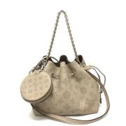 Louis Vuitton Vintage Pre-owned Tyg louis-vuitton-vskor Beige, Dam