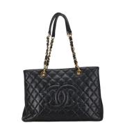 Chanel Vintage Pre-owned Laeder chanel-vskor Black, Dam