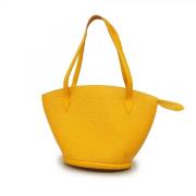 Louis Vuitton Vintage Pre-owned Tyg louis-vuitton-vskor Yellow, Dam