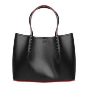 Christian Louboutin Studded Cabarock Tote Bag Black, Dam