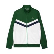 Lacoste Zip Sweatshirt för och Komfort Green, Herr