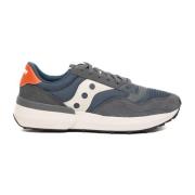 Saucony Blå Bomullssneakers med Snörning Blue, Herr