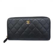 Chanel Vintage Pre-owned Laeder plnbcker Black, Dam